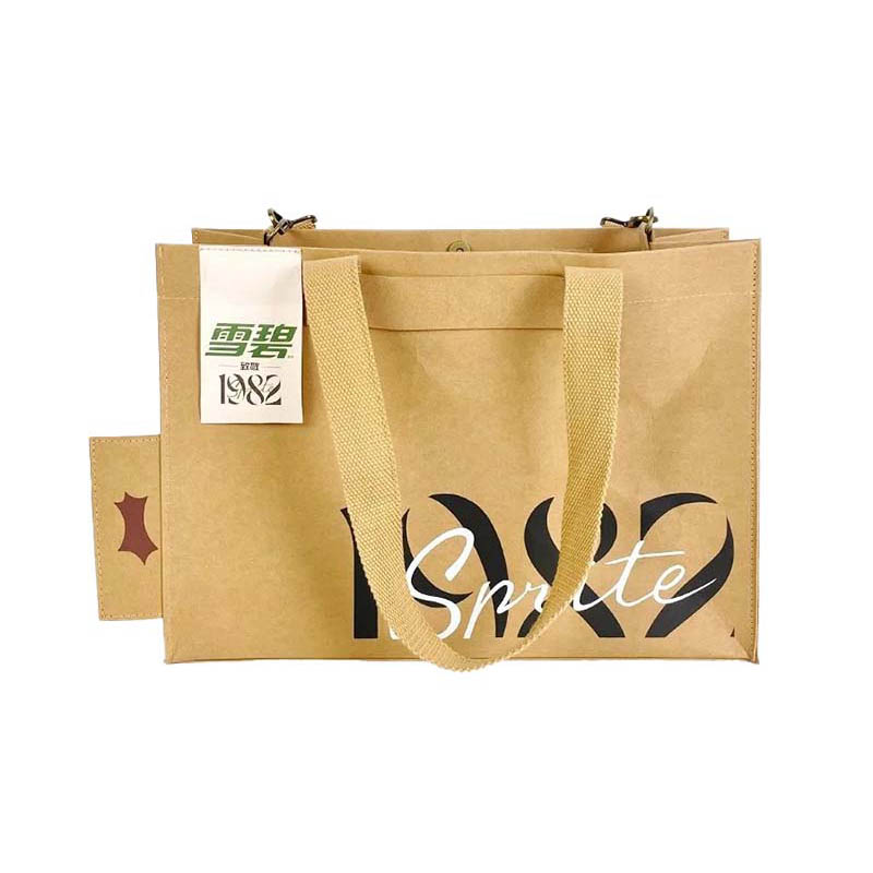 Pestävä Kraft Paper -laukku säätöhihnalla
